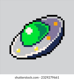 Pixel art illustration UFO. Pixelated UFO. UFO alien space icon pixelated
for the pixel art game and icon for website and video game. old school retro.