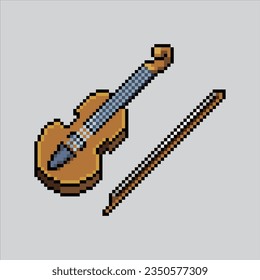 Pixel art illustration Violin. Pixelated Violin. Violin music icon pixelated
for the pixel art game and icon for website and video game. old school retro.