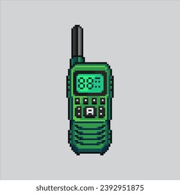 Pixel art illustration Walkie Talkie. Pixelated Handy talkie. Walkie Handy Talkie
pixelated for the pixel art game and icon for website and video game. old school retro.