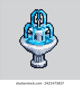 Pixel art illustration Water Fountain. Pixelated Water Fountain. Water Fountain.
pixelated for the pixel art game and icon for website and video game. old school retro.