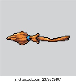 Pixel art illustration witch broom. Pixelated Magic broom. Magical witch wizard flying broom
icon pixelated for the pixel art game and icon for website and video game. old school retro.