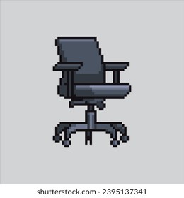 Pixel art illustration Work Chair. Pixelated Work chair. Work Office Chair
pixelated for the pixel art game and icon for website and video game. old school retro.