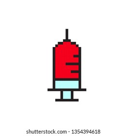 pixel art injection needle