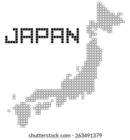 pixel art of Japan (frame)