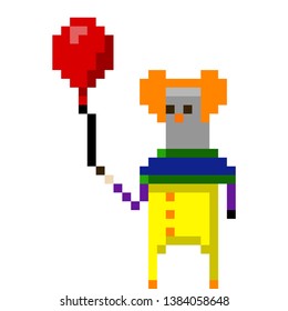 Pixel Art Joker Version Cartoon