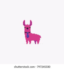 Lama de arte pixel