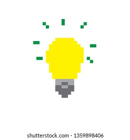 Pixel Art Lamp Stock Vector (Royalty Free) 1359898406 | Shutterstock