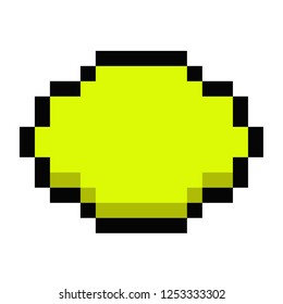 Pixel Art Lemon Yellow Icon Stock Vector (Royalty Free) 1253333302 ...