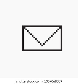 pixel art letter