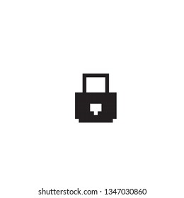 pixel art lock