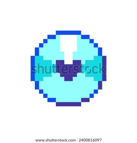 Pixel art Love Disc Icon. Vector Pixel 8bit Vinyl Record With Heart Symbol. 80s 90s Retro Game Decor For Valentine's Day. Pixelated Romantic CD or DVD Music Sticker Illustration on white background.	