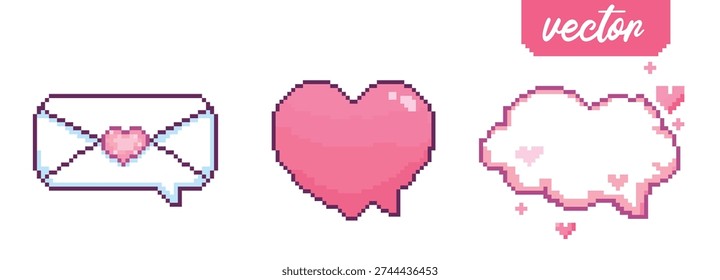 Iconos del mensaje amor