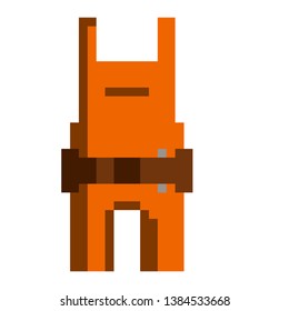 Pixel Art Mechanic set clothes