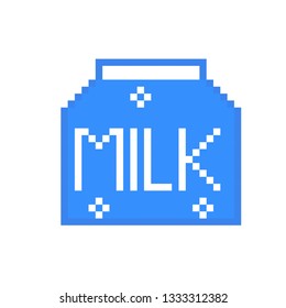 pixel art milk