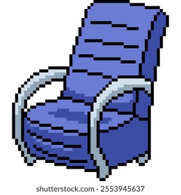 pixel art of mordle comfy chair isolated background