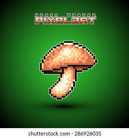 pixel art mushroom