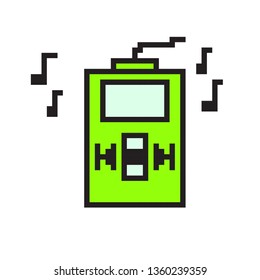 pixel art Music Player