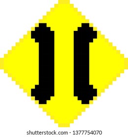 pixel art Narrow bridge