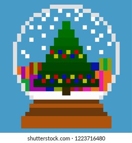 pixel art new year