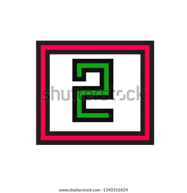 Pixel Art Number Two Stock Vector (Royalty Free) 1340316824 | Shutterstock