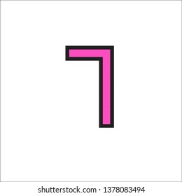 pixel art Numberseven