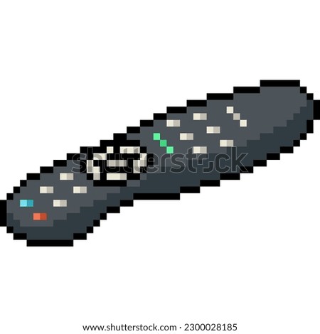 pixel art of old remote control