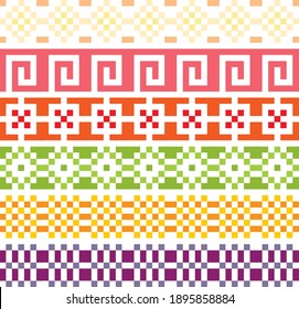 pixel art pattern 6 types