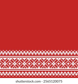 Pixel art pattern design for fabric and for all business