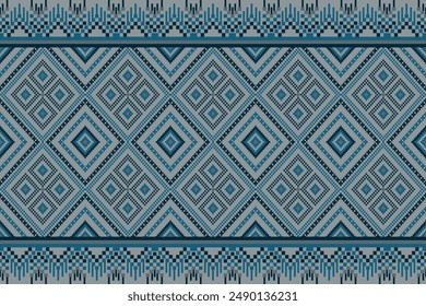 Pixel art pattern seamless for Fabric geometric ethnic pattern seamless,Pixel pattern art wallpaper Background, Design for fabric, curtain, carpet ,geometry seamless pattern art illustration