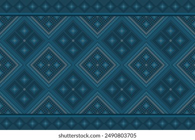 Patrón de arte de píxeles sin fisuras para tela patrón étnico geométrico sin fisuras, Fondo de pantalla de arte de patrón de píxeles Fondo, Diseño para tela, cortina, alfombra, ilustración de arte de patrón sin fisuras de geometría