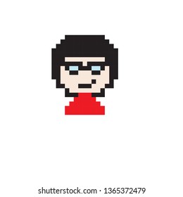 pixel art person