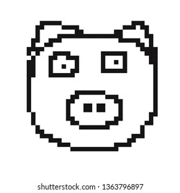 pixel art pig1
