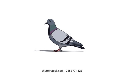 Pixel arte pombo pássaro animal vida selvagem natureza urbana observação de aves criatura emplumada zoológico aviário