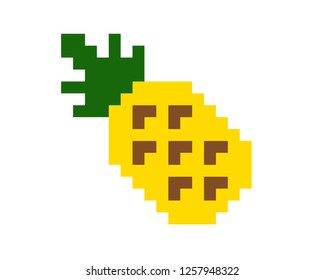 pixel art pineapple