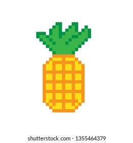 Stockvektorer Bilder Och Vektorgrafik Med Pineapple Pixel