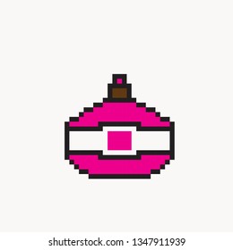 pixel art Pink perfume