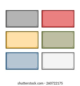 Pixel art plates