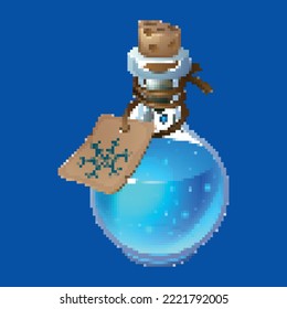 pixel art potion design retro