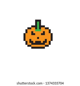 pixel art pumpkin