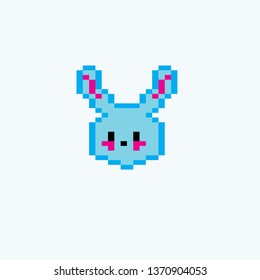pixel art rabbit