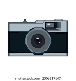 Pixelart einer Retro-Analogkamera