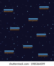 Pixel Art Retro Vertical Scrolling Assets for Games