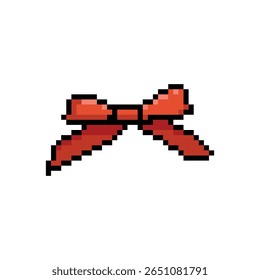 Clipart gráfico de elemento de banner de faixa de faixa de arte de pixel
