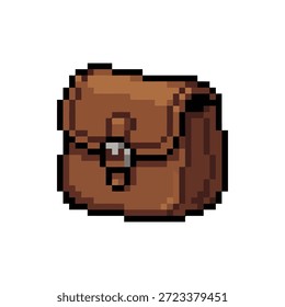 Imagem de saco de mochila Pixel art para itens de expansão de estoque