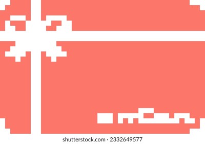 Pixel art secure credit card, buy safely vector icon for 8bit game on white background.
