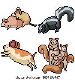 Pixelart-Einzeltier