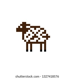 
pixel art sheep