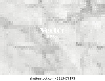 Pixel art shiny grey blured background - isolated vector illustration