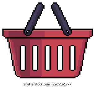 Red shopping basket icon 10eps Royalty Free Vector Image