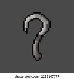 pixel art sickle good for your project and game.